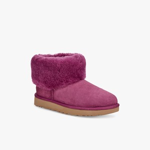 Ugg Classic Mini Fluff Klassiska Stövlar Dam Rosa (291648PQH)